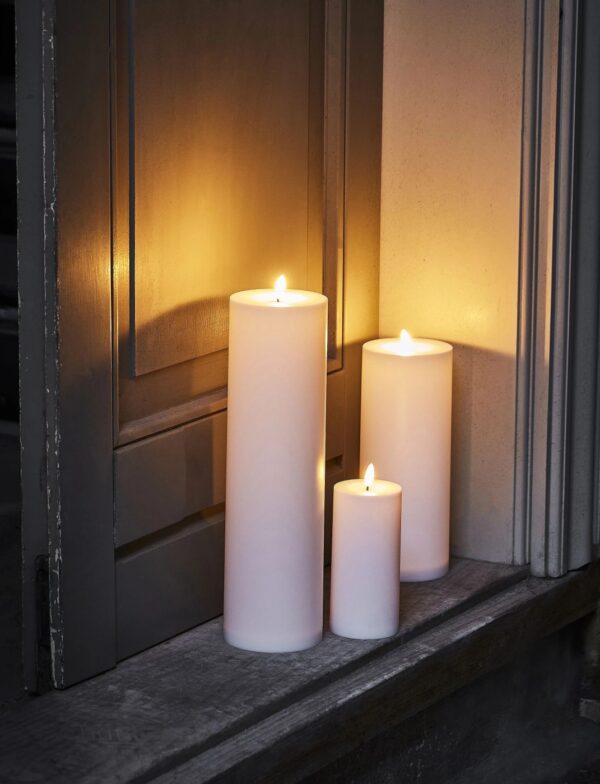 Küünal Hd LED valge, pat. IP44 Ø10x h35cm