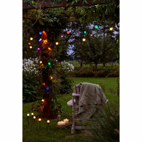 Valguskett peotuled soe/külm valge 9,5m 20LED IP44