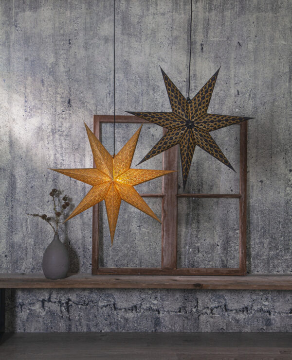 Täht paberist Brodie must 60x15x h60cm