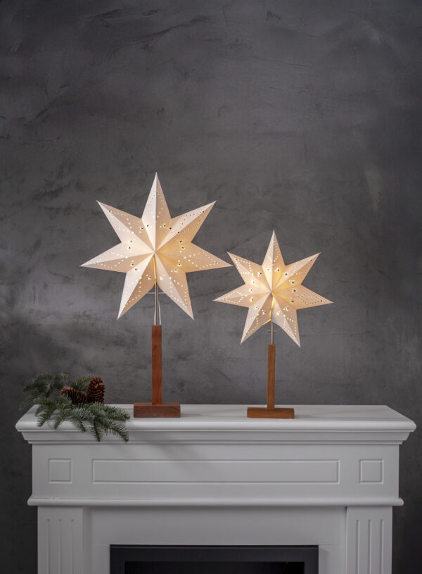 Täht Karo jalal pruun 34x14x h52cm