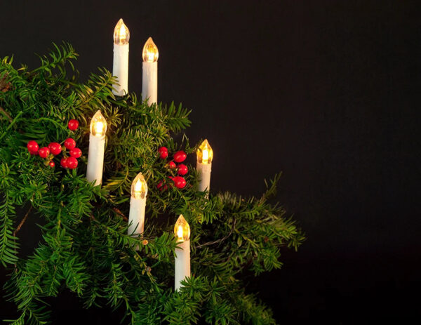 Valguskett Led küünlad soe valge 7,5m 30LED IP44