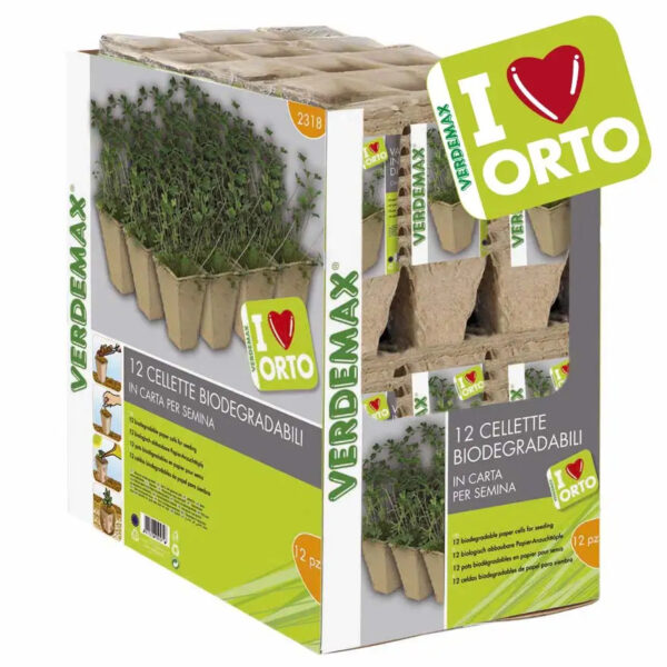 Turbakassetid 16x12x h5cm 12 auku