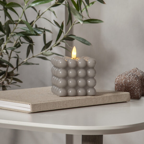 LED küünal Dot hall 7,5x7,5x h9,5cm