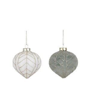 Kuuseehe klaasist lehemuster Ø8cm värvivalik 1tk