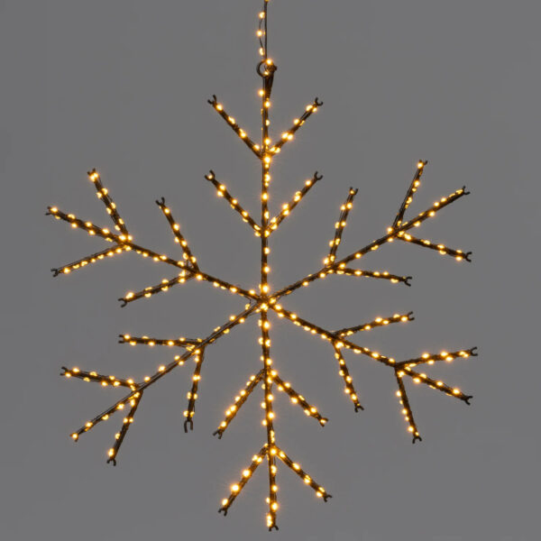 Lumehelves metallist soe valge 37cm 380LED IP44