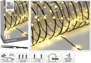 Valguskett soe valge 3m 120LED IP44
