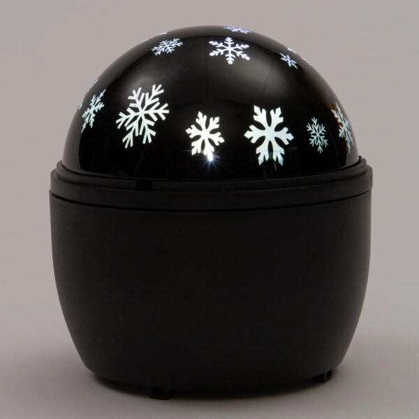 Valgusprojektor Lumehelbed patareidega