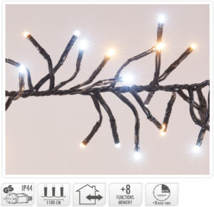 Valguskett soe ja külm valge 11m 1512LED IP44