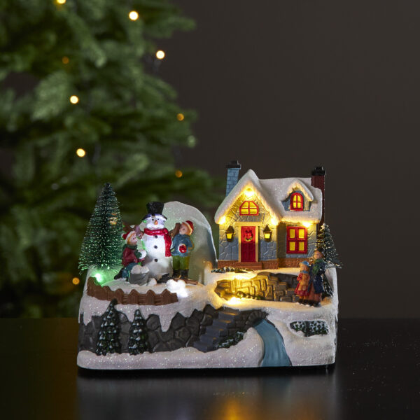 Mägiküla Winterville värviline 18x12,5x h13cm 7LED