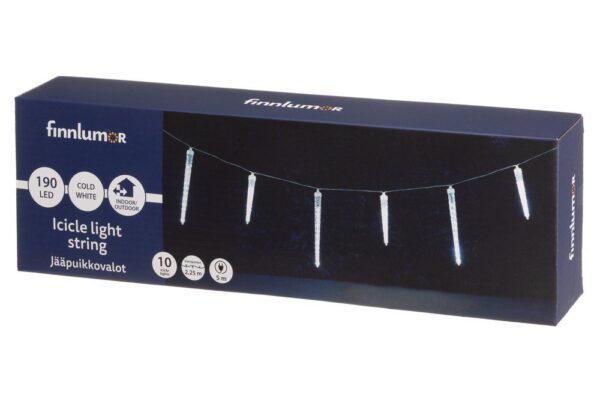 Jääpurikakett külm valge 2,25m 190LED IP44