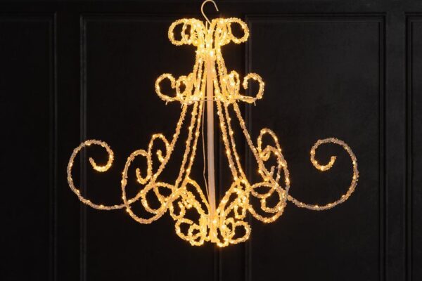 Led lühter riputatav soe valge 76x76x h60cm 540LED IP44