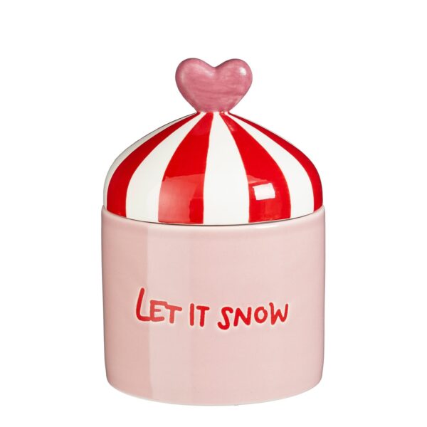 Hoiupurk Anna roosa Ø14x h20,5cm