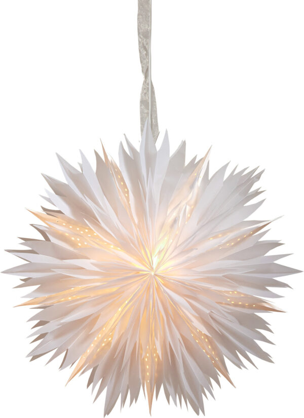 Täht paberist Dis valge 60x18x h60cm