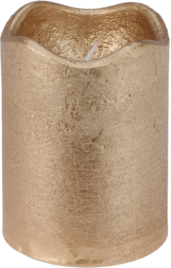 Led küünal kuldne  Ø7x h9cm