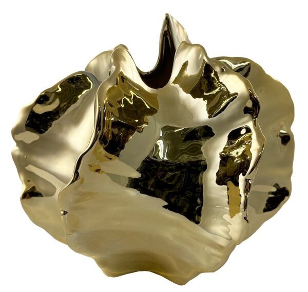 Vaas portselanist kuldne Ø17x h14cm