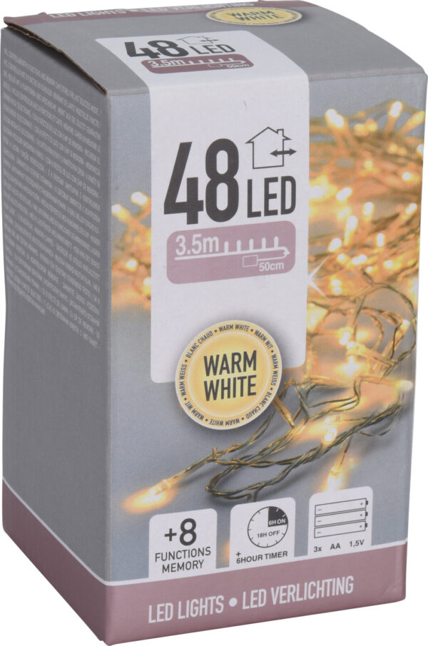 Valguskett soe valge 3,5m 48LED IP44