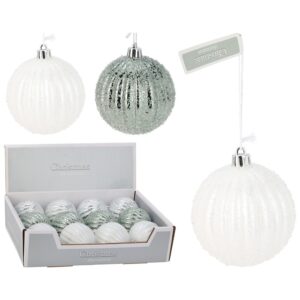 Jõulukuul lumine Ø8cm värvivalik 1tk