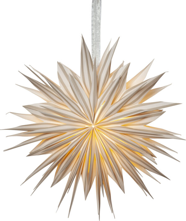 Täht paberist Print valge 60x16x h60cm