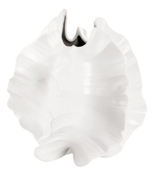 Vaas lained valge Ø20x h19cm