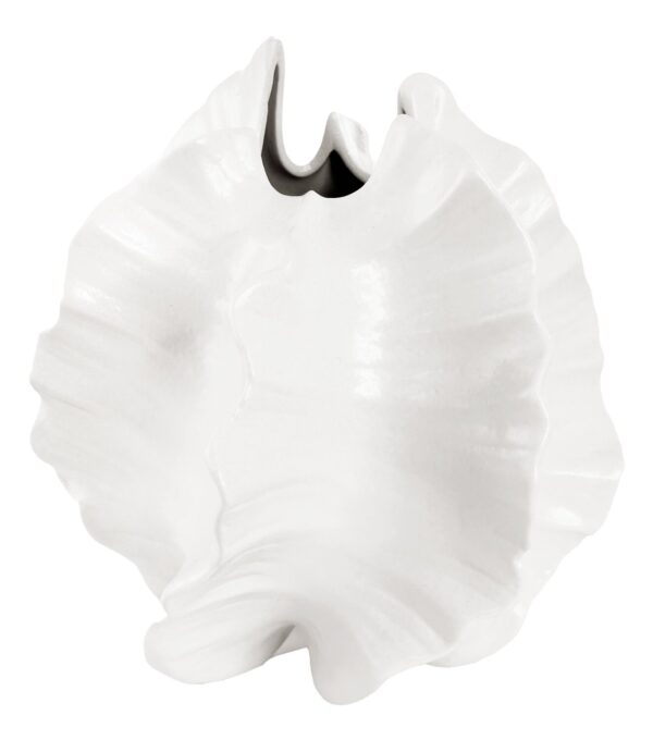 Vaas lained valge Ø20x h19cm