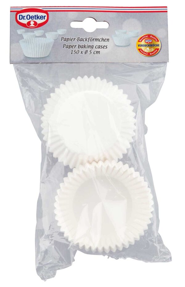 Pabervorm valge 5cm 150tk