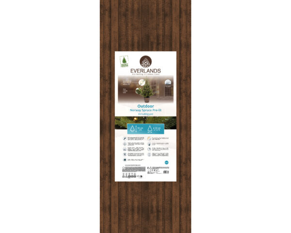 Kunstkuusk Norway LED tuledega 90cm