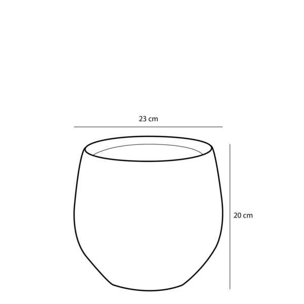 Lillepott Douro Ø23x h20cm valge