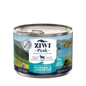 Ziwipeak konserv koerale MAKRELL ja LAMMAS 170g