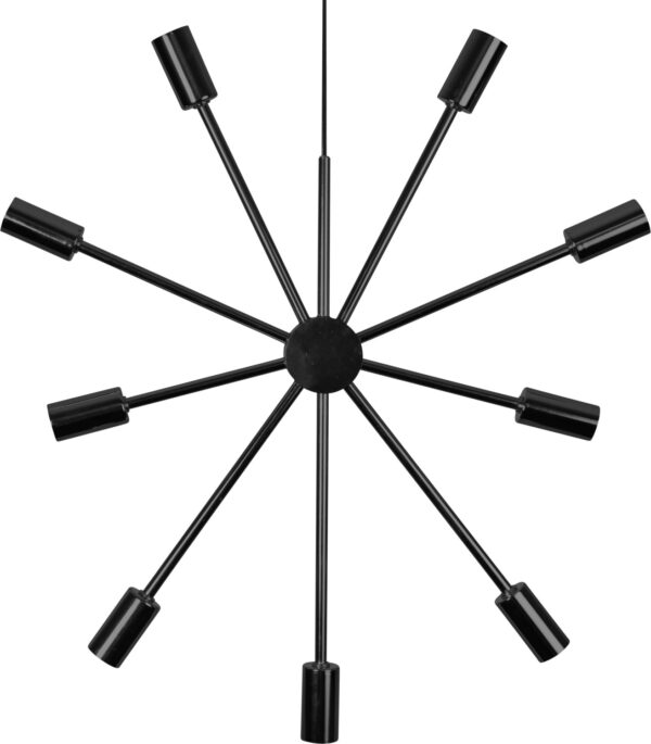 Täht metallist must Pix 50x3x56cm