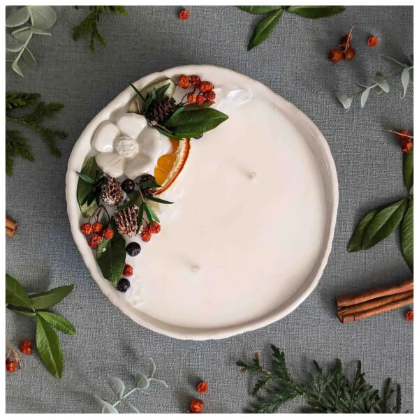 Käsitööküünal Lumelill karbis 24h