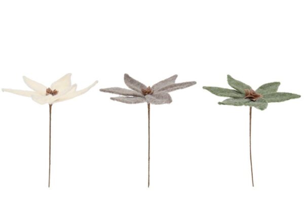 Dekoratsioon lill vilditud h30cm värvivalik 1tk