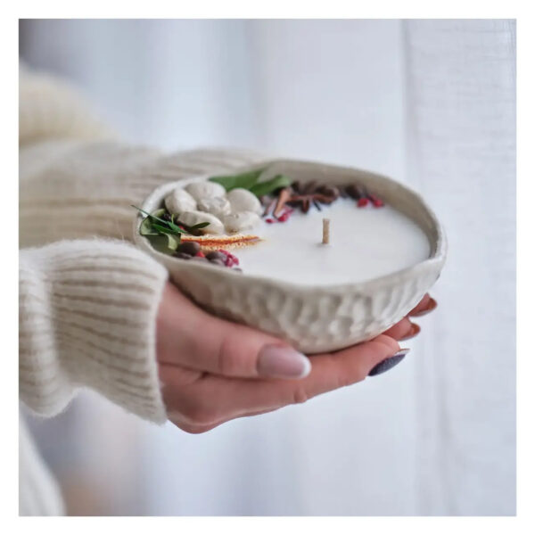 Käsitööküünal karbis Jõuluootus 20h