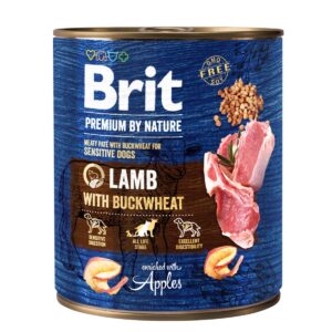 Märgtoit koerale Brit Premium Lamb with Buckwheat 800g