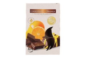 Lõhnaküünal Aura shokolaad-apelsin 3-4h 6tk