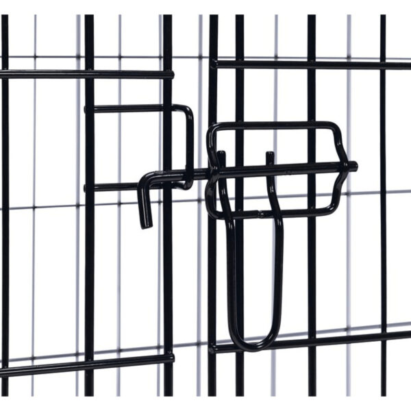 Metallpuur XXL 2-uksega must 123x77,5x h83,5cm