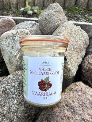 Valge šokolaadikreem vaarikaga 140g