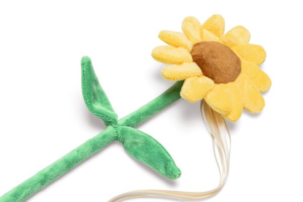 Mänguasi kassile õng lillega 45cm erinevad 1tk