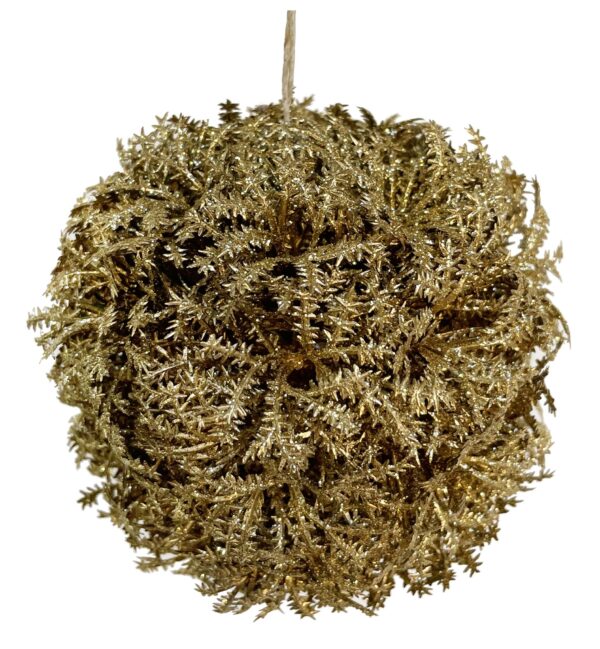 Jõulukuul seedrioksad 10cm kuldne