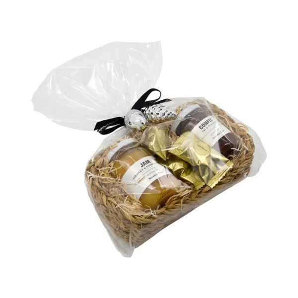 Kinkekomplekt moos, confit punutud korvis