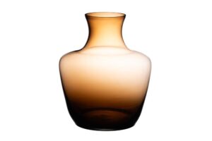 Vaas Viima klaasist, pruun Ø30x h36cm