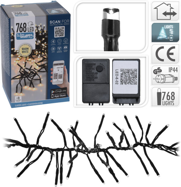 Valguskett soe valge 5,6m 768LED IP44