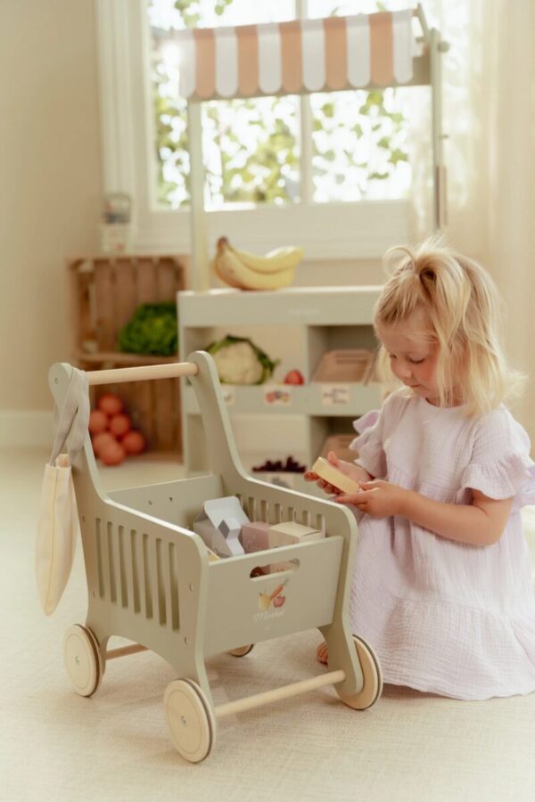 Little Dutch Ostukäru FSC puidust