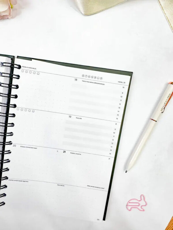 Tegude Kalender märkmik spiraalköites 2026