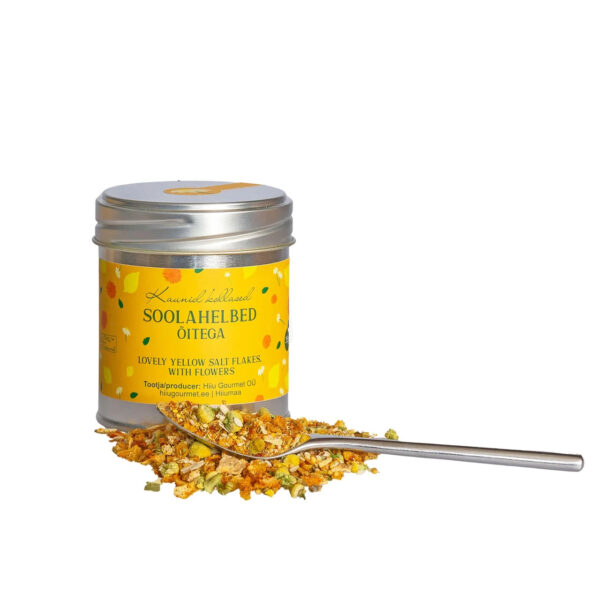 Kollased soolahelbed õitega 60g