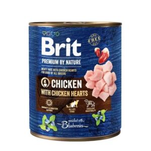 Märgtoit koerale Brit Premium Chicken with Hearts 800g