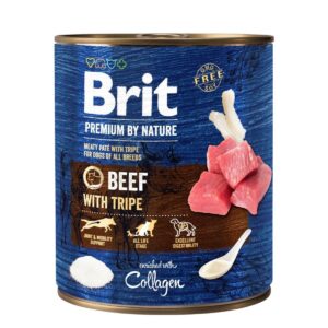 Märgtoit koerale Brit Premium Beef with Tripes 800g