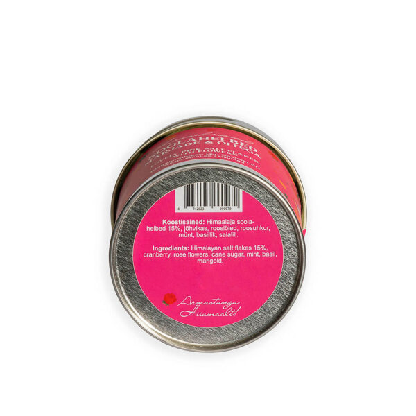 Roosad soolahelbed marjade ja õitega 60g