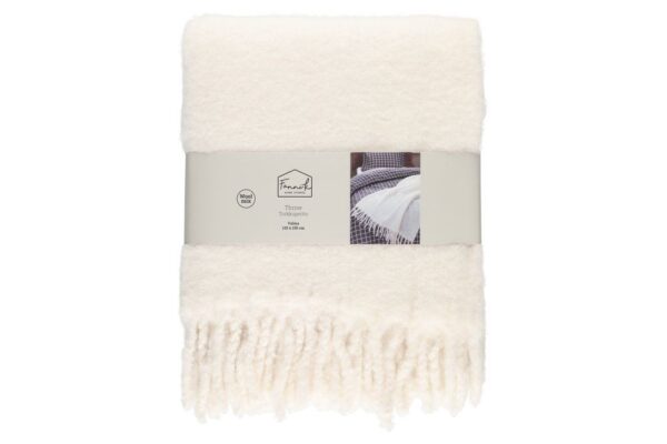 Pleed Valma valge 125x150cm