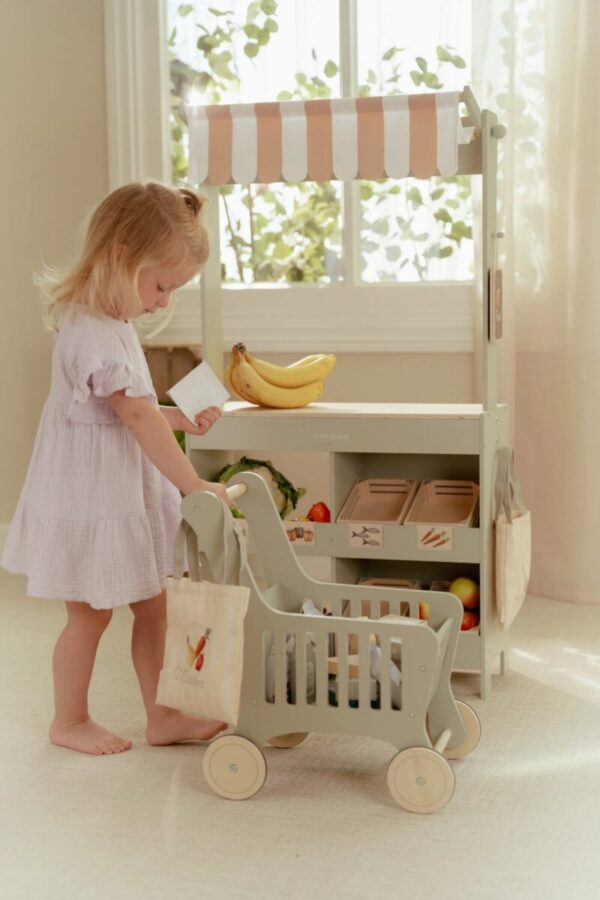 Little Dutch Ostukäru FSC puidust