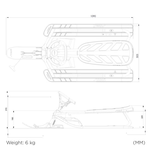 Roolikelk Stiga Iconic grafiithall/must